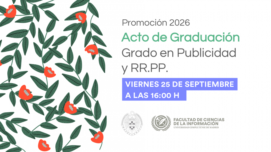 Graduaciones Publicidad y RRPP y Comunicación Audiovisual Promoción 25/26